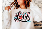 Love Heart Png, Faux Yarn Valentine, an Illustration by Designking (Thumbnail 3 of 6)