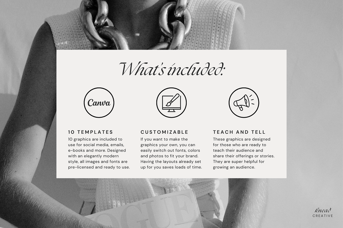 Canva Content Creator Templates, a Social Media Template by Knead Creative (Photo 3 of 6)