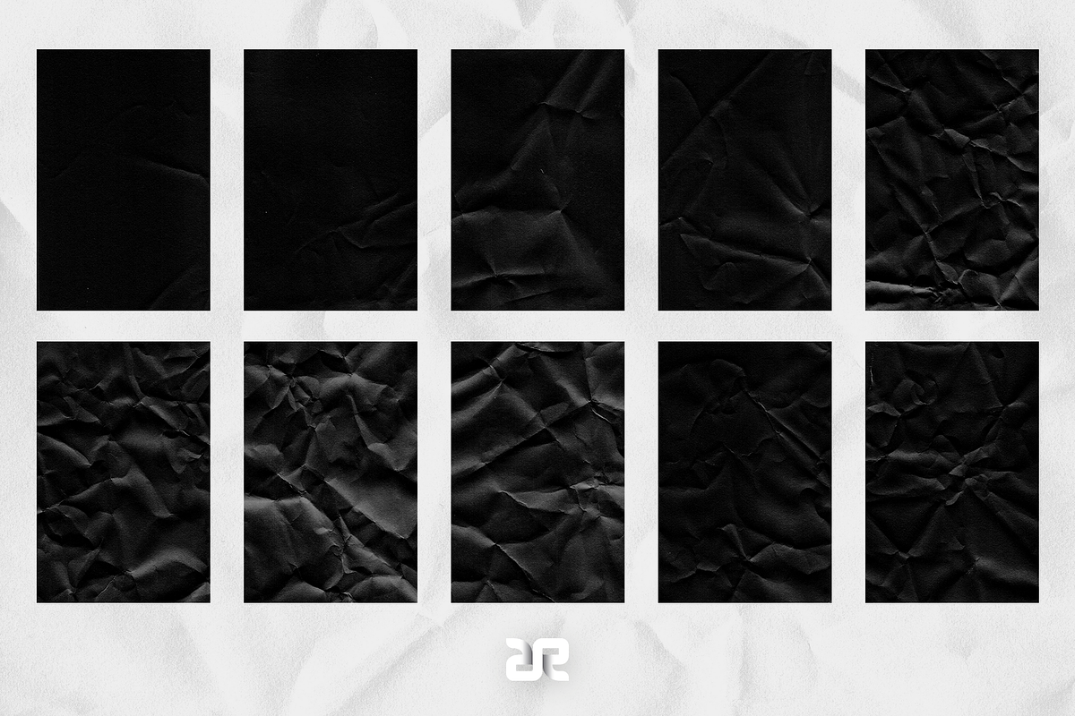 100 Black Paper Textures, a Texture Graphic by Remon Michel (Photo 5 of 12)