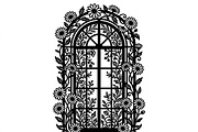 50 Floral French Window Ornament, a Decorative Illustration by Amazin_art (Thumbnail 6 of 24)
