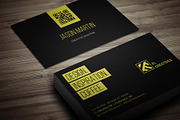 Dark Individual Business Card, a Business Card Template by bouncy (Thumbnail 1 of 4)