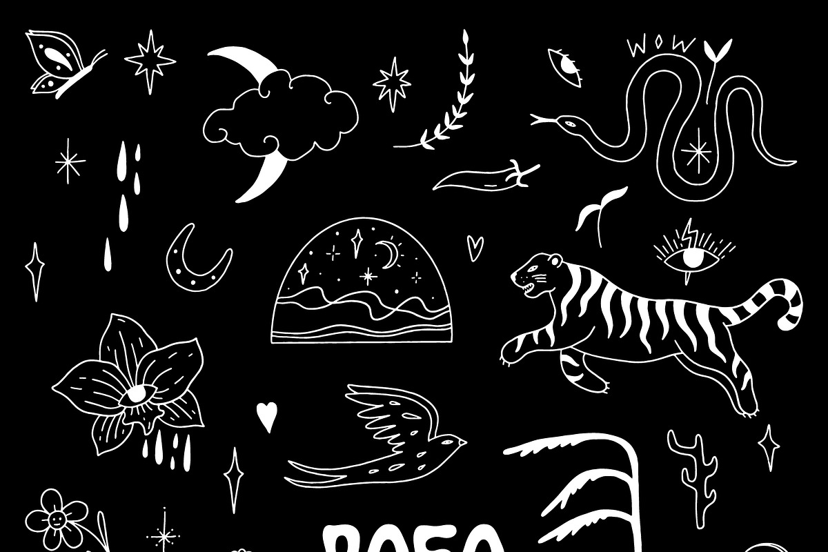 Boho Soul Bundle, an Animal Illustration by Annie Konst (Photo 4 of 13)