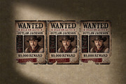Vintage Wild West Wanted Poster, a Poster Template by BrandPacks (Thumbnail 4 of 6)