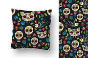 Day of the Dead. Hand drawn set., a Decorative Illustration by KundolaArt (Thumbnail 2 of 8)