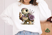 Summer Sea Turtle Clipart, an Illustration by Craft Nest (Thumbnail 8 of 12)