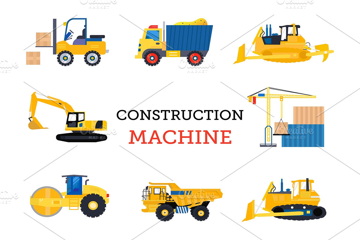 Sale Contruction Machine Bundles, an Object Graphic by bungamustia (Photo 1 of 9)