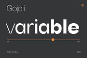 Gojali -  Variable Font, a Sans Serif Font by sabrcreative (Thumbnail 4 of 10)