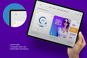 Tablet Mockup - Hands Holding, an iPad Mockup by Avelina Studio (Thumbnail 2 of 3)