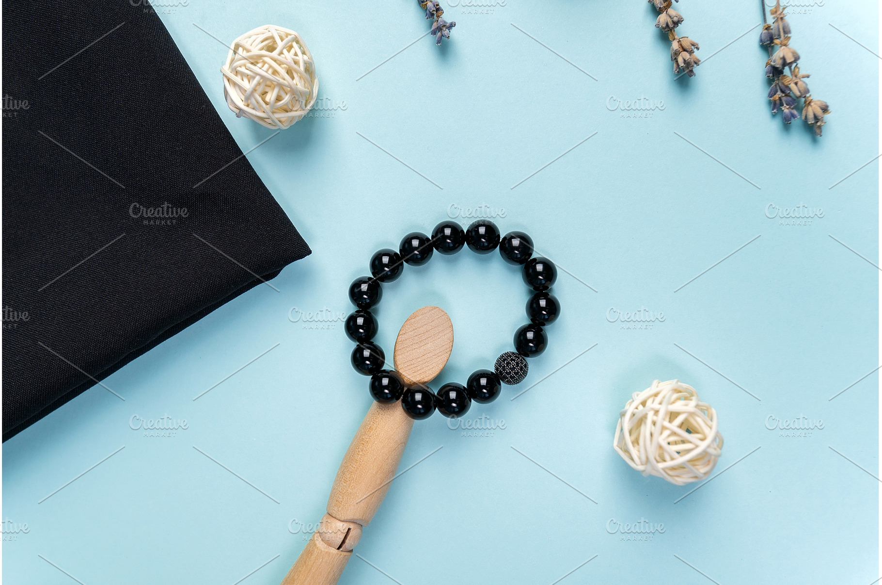Handmade bracelet made of agate, a Nature Photo by darksoul72