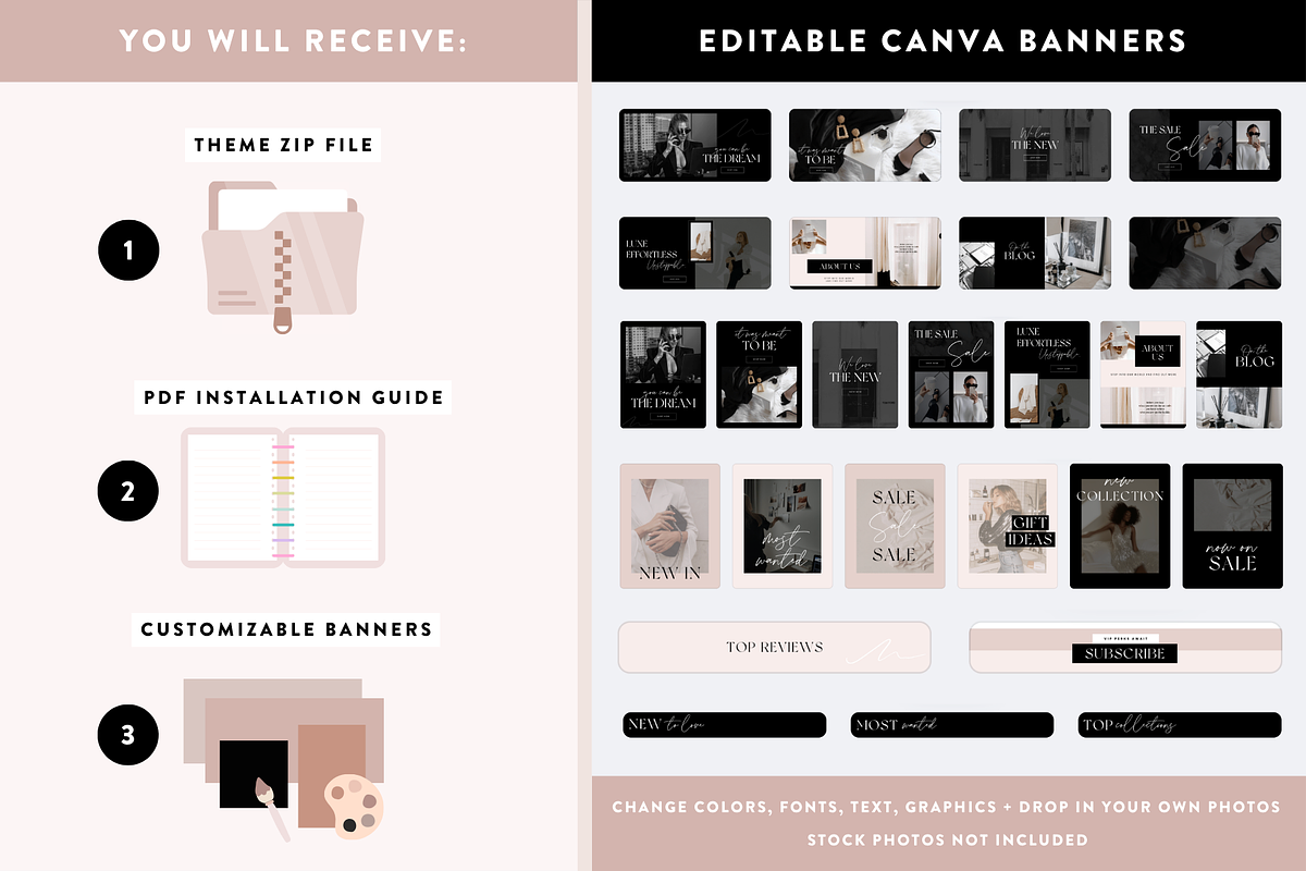 Luxe Black Shopify Theme | Aesthetic, a Shopify Template by Design Pixie (Photo 6 of 11)