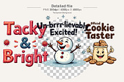 40 Ugly Cute Christmas Quotes, an Illustration by Artnoy (Thumbnail 4 of 8)
