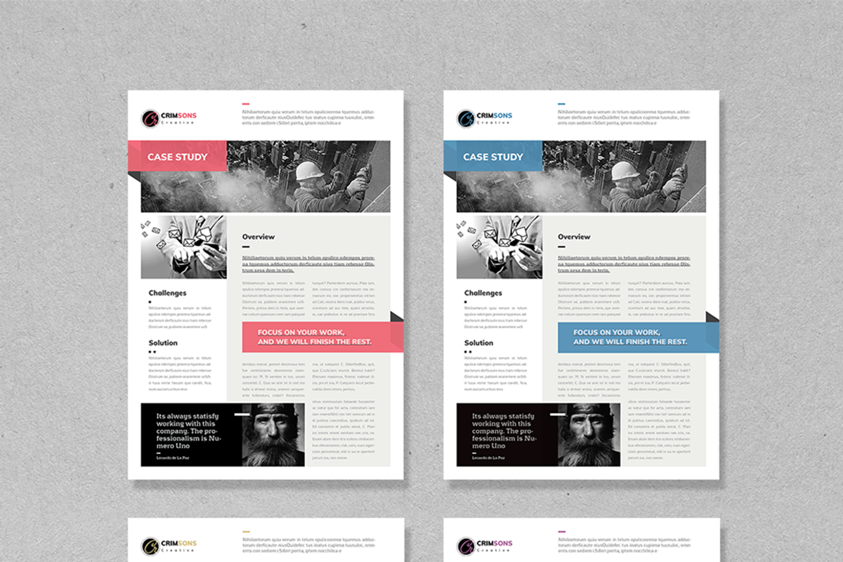 Case Study Template, a Brochure Template by spidergraph (Photo 4 of 4)