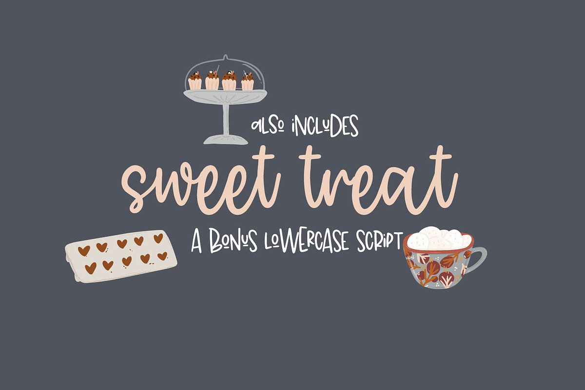 silly treat, a Script Font by OnTheSpotStudio (Photo 2 of 4)