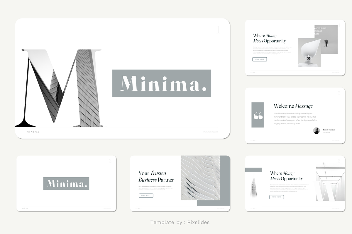 Minima - Minimal Keynote, a Presentation Template by Pixslides (Photo 2 of 6)