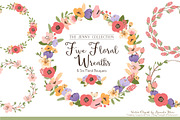 Floral Vector Wreaths in Wildflowers, an Illustration by Amanda Ilkov (Thumbnail 1 of 4)