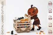 Halloween Candy Box Laser Cut Bundle, an Object Graphic by WoodoraCut (Thumbnail 14 of 14)