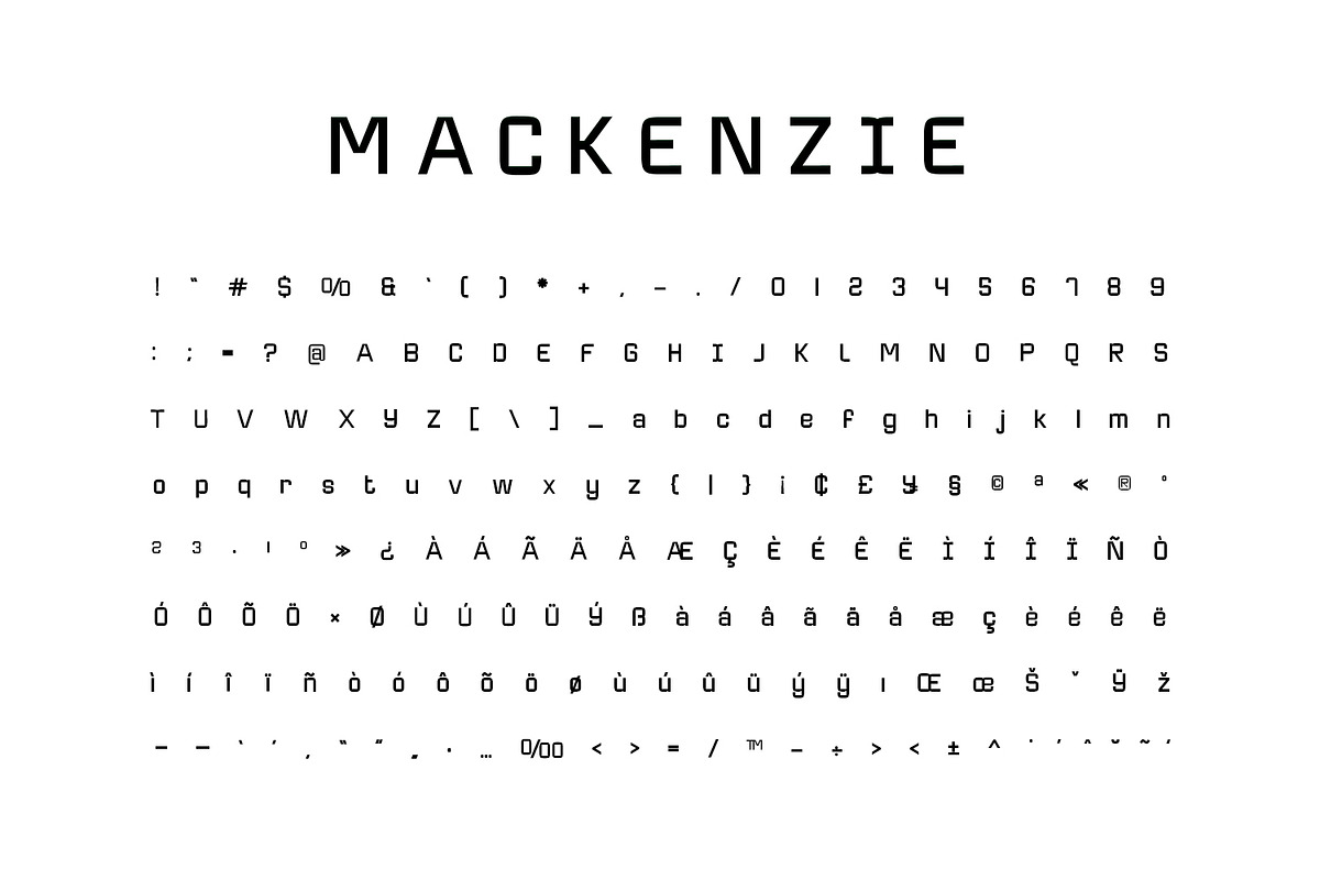 Mackenzie Typeface, a Sans Serif Font by Foxtype (Photo 2 of 5)