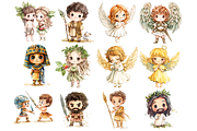 Watercolor Biblical People Clipart, a Person Illustration by stickermadness (Thumbnail 2 of 5)