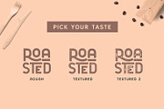 Floresto Textured Typeface, a Sans Serif Font by Kaligra.co (Thumbnail 6 of 16)