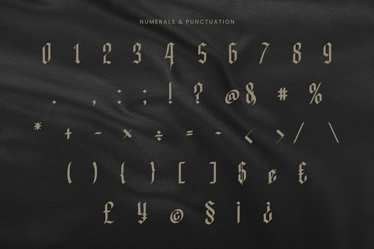 Moctavo - Blackletter Gothic Font, a Blackletter Font by Randi Irvan | Rvandtype (Photo 10 of 11)