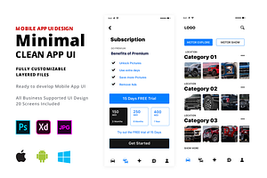 Auto Shop Mobile App Template