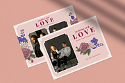 Valentine Greeting Card, a Card Template by graphicook (Thumbnail 2 of 4)