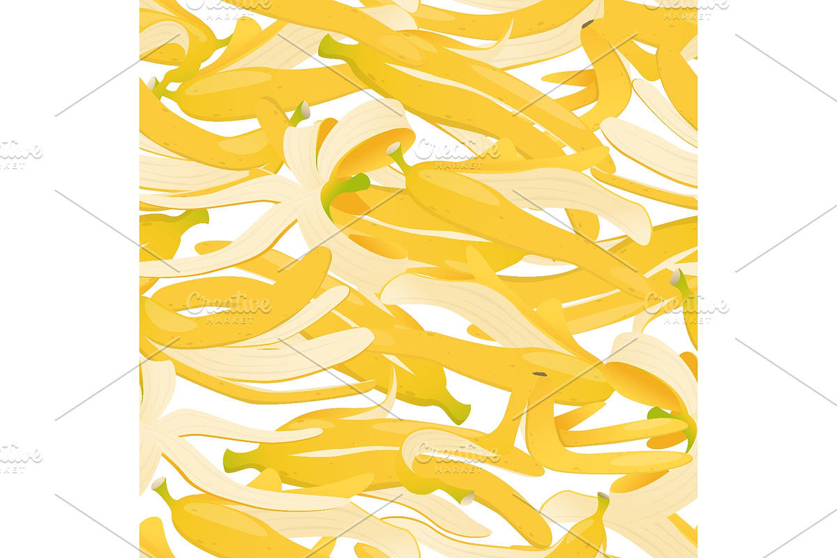 Yellow banana peel. Fruit skin, a Food Illustration by Vectorbuum (Photo 1 of 3)