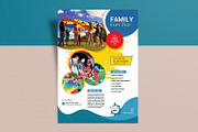 Family Fun Day Flyer Template, a Flyer Template by retrographix (Thumbnail 4 of 4)