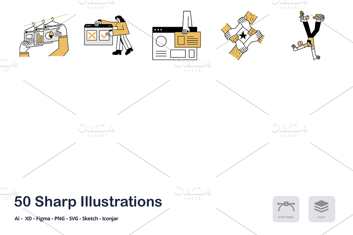 Sharp - 50 Illustrations, an Animal Illustration by Vectopus.com (Photo 4 of 4)