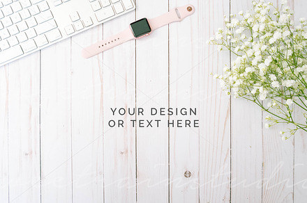 Styled Stock Photo | Desk Mockup, a Photo by Sweet Rain Studios