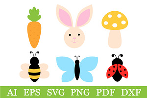 Spring Clipart. Spring Sublimation