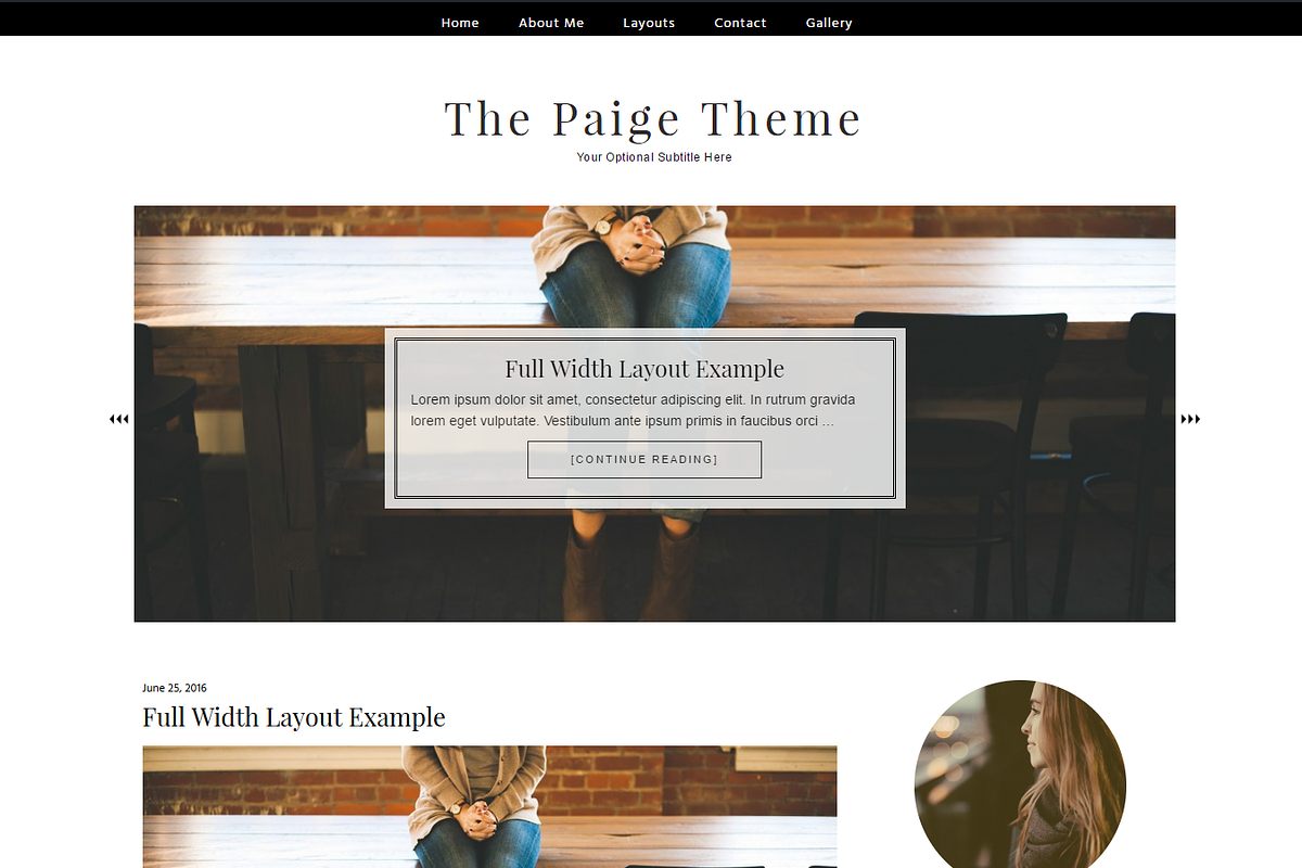 Fashion WordPress Theme | Minimal, a WordPress Template by BD Web Studio (Photo 1 of 3)