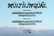 Lacupra - Liquid Bubble Display Font, a Sans Serif Font by Drizy (Thumbnail 6 of 10)