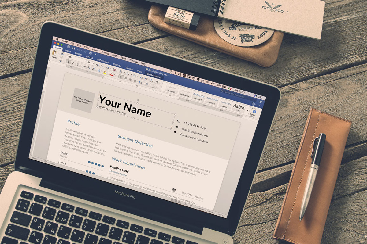 Junior Resume/Cv Template - Volume 1, a Resume Template by TheResumeCreator (Photo 7 of 7)