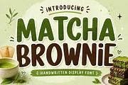 Matcha Brownie, a Sans Serif Font by Limited.studio (Thumbnail 1 of 4)