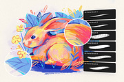 Affinity Oil Pastel Brushes, a Brush Add-On by pixelbuddha.net (Thumbnail 2 of 6)