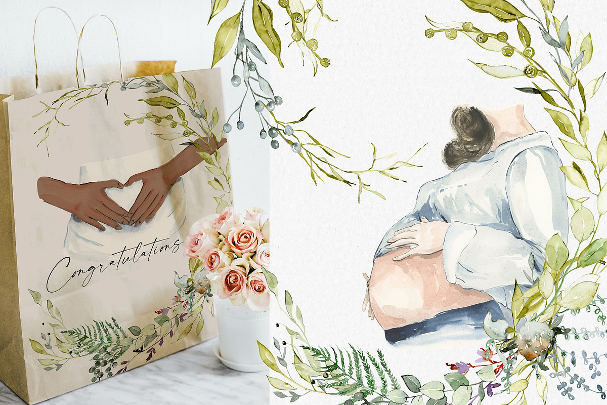 Motherhood Miracle, a Person Illustration by Olga Koelsch (Photo 9 of 14)