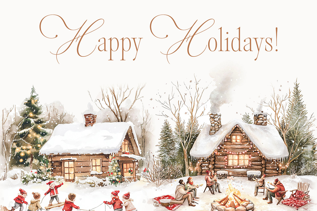 New! Winter Christmas Edition, a Seasonal Illustration by Isabelle Salem (Photo 63 of 227)