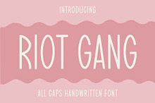 Riot Gang - Handwriting Font