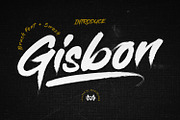 Gisbon - Brush Typeface, a Blackletter Font by madeDeduk (Thumbnail 1 of 13)