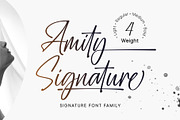 Amity | Signature Family, a Script Font by Lemonthe (Thumbnail 1 of 9)