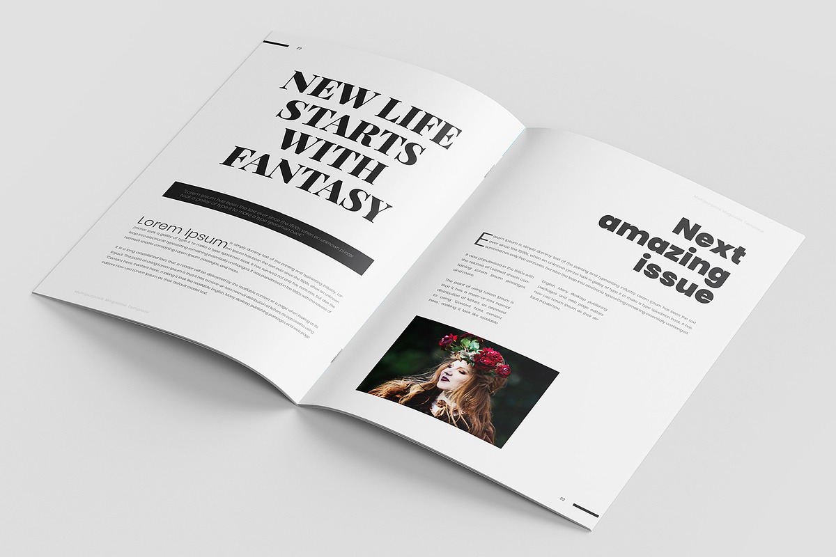 Fantasy Magazine Template, a Magazine Template by Amit Debnath (Photo 8 of 15)