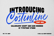 Costinline Display - Font Duo, a Script Font by Typetemp Studio (Thumbnail 1 of 20)