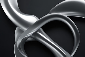 Silver metal abstract 3d image, a Background Photo by ComfortQ
