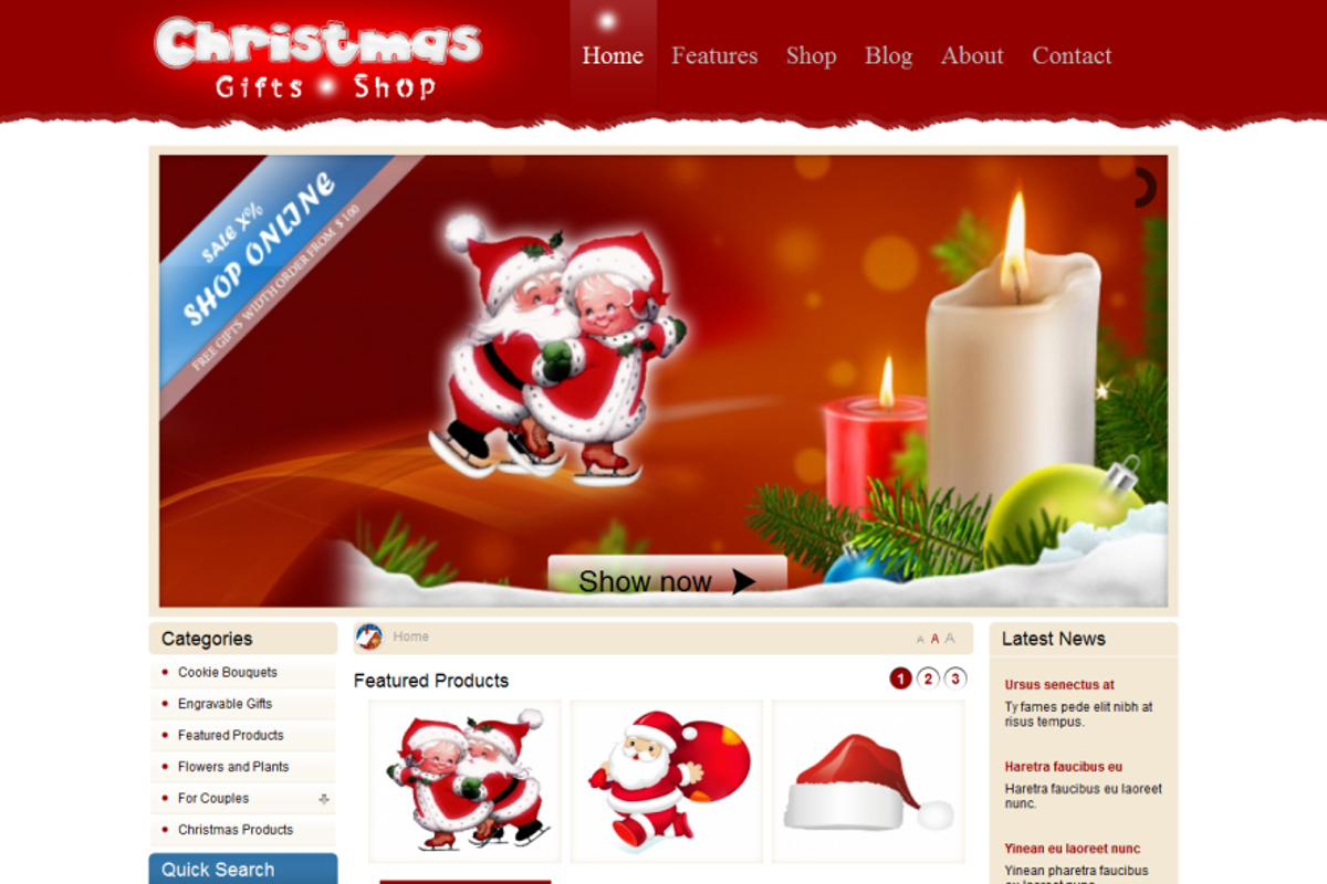 SJ Merry Christmas -Elegant template, a Websites & App Template by YouTech (Photo 2 of 5)