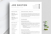 Professional Resume Template, a Resume Template by TheStandOutResume (Thumbnail 1 of 10)