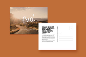 Go! Postcard Template