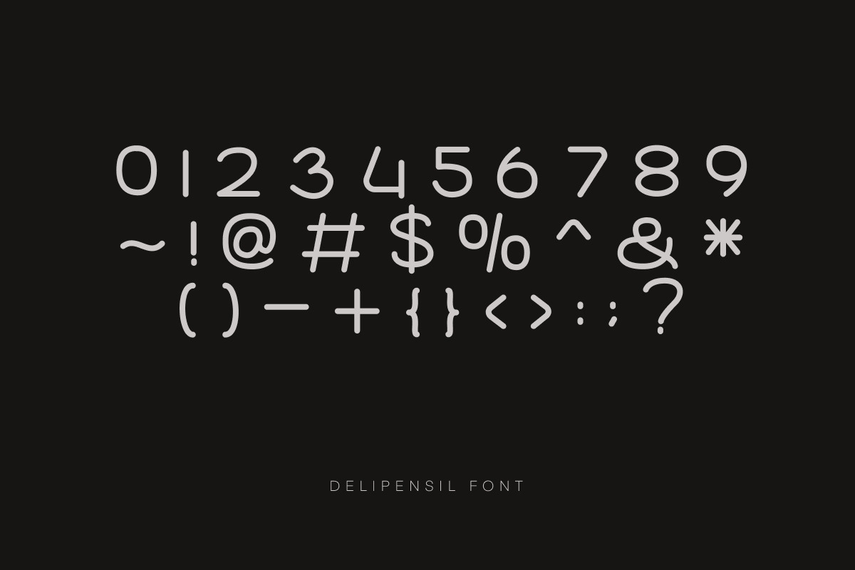 Cheezy - Rounded Modern Typeface, a Sans Serif Font by delipensil (Photo 10 of 11)