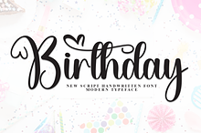 Birthday | Script Font