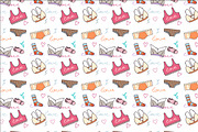 Doodled lingerie set, an Object Graphic by Kotozoid (Thumbnail 9 of 9)